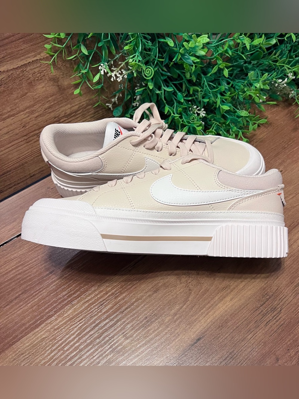 Nike Wmns Court Legacy Lift Women Casual Lifestyle Platform Sneakers - Picture 11 of 15